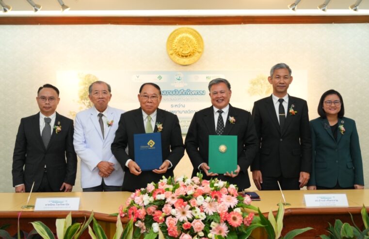 มหาวิทยาลัยเกษตรศาสตร์ จับมือ V Precision Clinic ในเครือโรงพยาบาลวิภาวดี ลงนาม MOU เปิดหลักสูตร “KUVPL Biohacking and Longevity Master Class” ครั้งแรกในประเทศไทย ยกระดับองค์ความรู้สุขภาพเชิงลึก สู่เป้าหมายผู้นำ Longevity แห่งเอเชีย