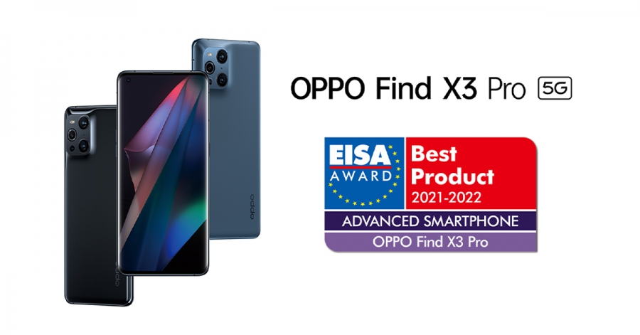 OPPO คว้ารางวัล EISA BEST PRODUCT ADVANCED SMARTPHONE AWARD ติดต่อกันสองปีซ้อน