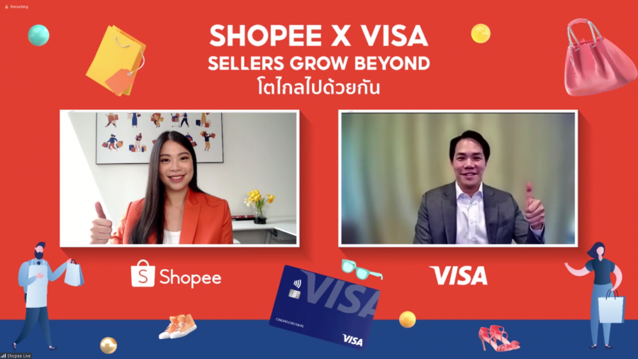 ช้อปปี้ – วีซ่า เปิดตัวโครงการ ‘Shopee x Visa: Sellers Grow Beyond’ โตไกลไปด้วยกัน ดันธุรกิจ SMEs ไทยโตไกลบนโลกอีคอมเมิร์ซ รับกระแสเศรษฐกิจดิจิทัล