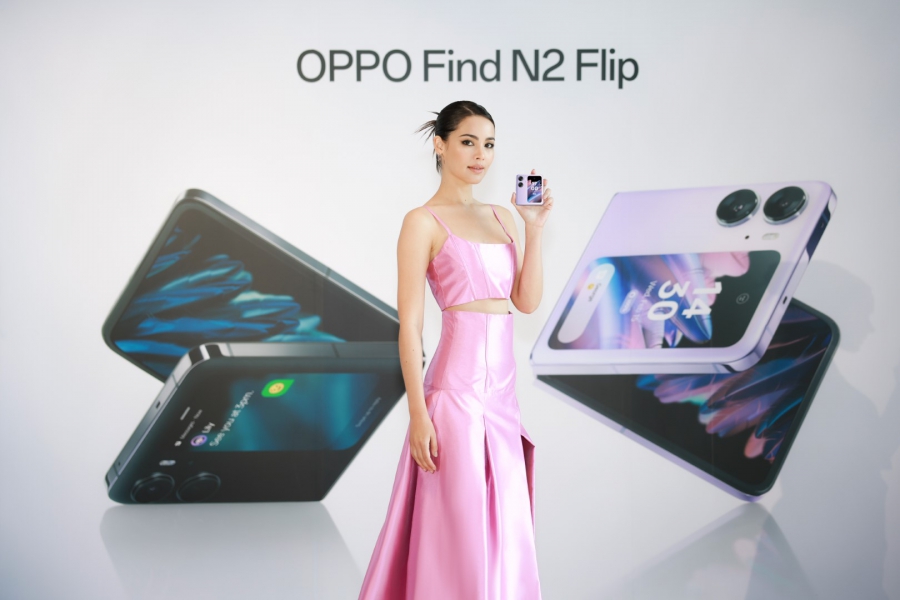 ออปโป้ เปิดตัว OPPO Find N2 Flip แฟชั่นแก็ดเจ็ตที่สายแฟต้องไม่พลาด กับประสบการณ์ “พับที่ดีกว่า” ในราคา 29,990 บาท  พร้อมเผยโฉมแท็บเล็ตสีใหม่ OPPO Pad Air ราคา 10,990 บาท