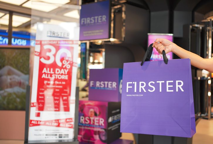 FIRSTER BY KING POWER ชวนเปิดลิสต์ไอเทมเด็ดแบรนด์ดังที่ต้องช้อปฯ  กับแคมเปญ “FIRSTER BIRTHDAY SURPRISE” ฉลองเดือนเกิดในรอบปี! ลดแรง ALL DAY ALL STORE สูงสุด 30%