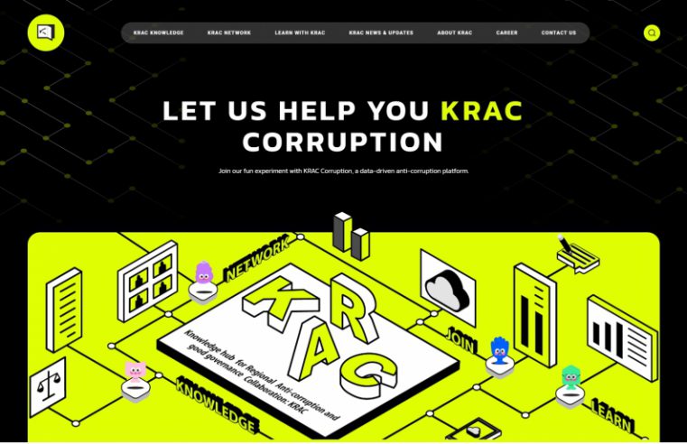 KRAC รวบข้อมูลลึกต้านคอร์รัปชันฯ ผ่านเว็บไซต์ศูนย์กลางระดับภูมิภาค มุ่งเปลี่ยนผ่านสู่ยั่งยืน