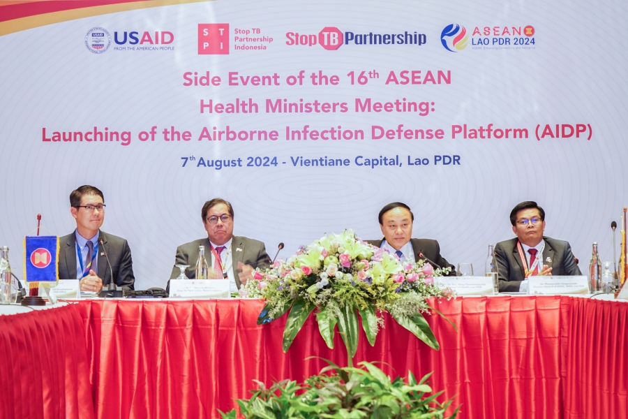 เปิดตัว “Airborne Infection Defense Platform (AIDP)” อย่างเป็นทางการ ในการประชุมรมว.สาธารณสุขอาเซียน เสริมแกร่งชาติอาเซียนรับมือโรคระบาดใหญ่และป้องกันโรคติดเชื้อแบบแพร่กระจายทางอากาศ