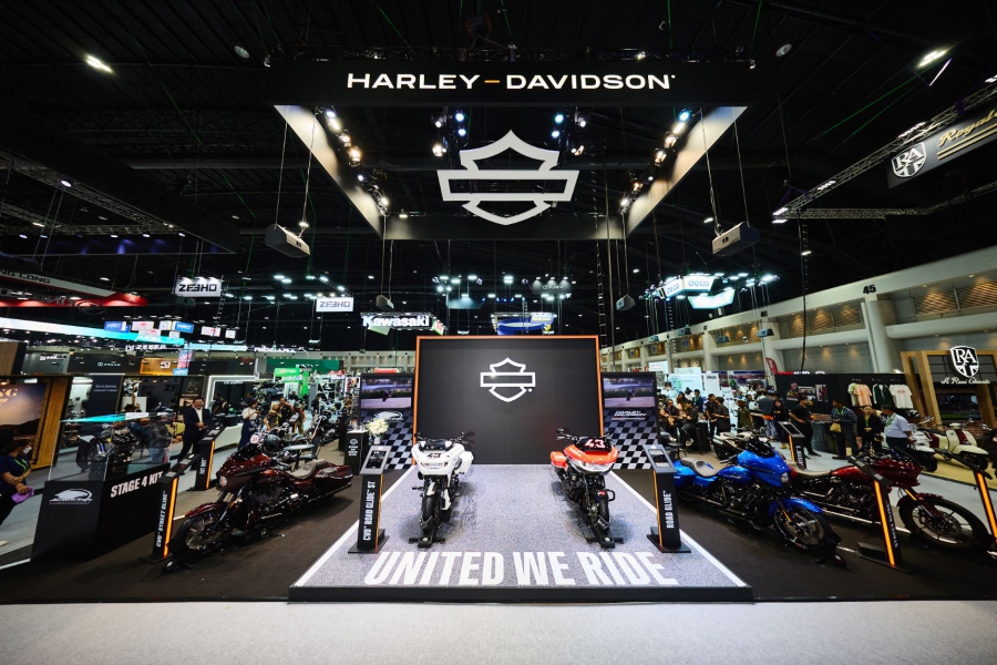 HARLEY-DAVIDSON® ปลุกจิตวิญญาณแห่งการแข่งขันกับรถมอเตอร์ไซค์ ตระกูล Grand American Touring ในงานมหกรรมยานยนต์แห่งประเทศไทย ครั้งที่ 41