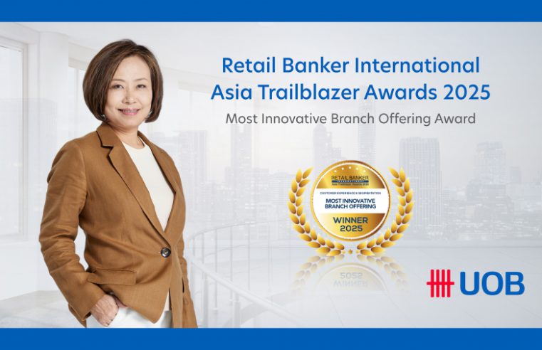 ยูโอบี ประเทศไทย คว้ารางวัลนวัตกรรมสาขายอดเยี่ยม จากงาน Retail Banker International – Asia Trailblazer Awards 2025