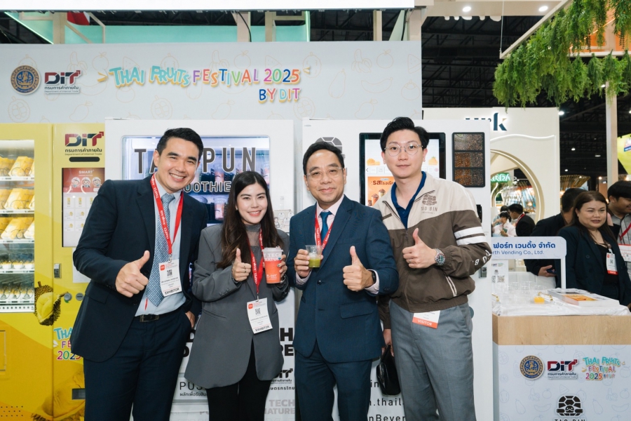 “กรมการค้าภายใน” เปิด DIT Fresh From Farm ในงาน THAIFEX–ANUGA ASIA 2025 อย่างคึกคัก ผู้ประกอบการต่างชาติสนใจสินค้าเกษตรไทย คาดยอดสั่งซื้อทะลุ 250 ล้านบาท