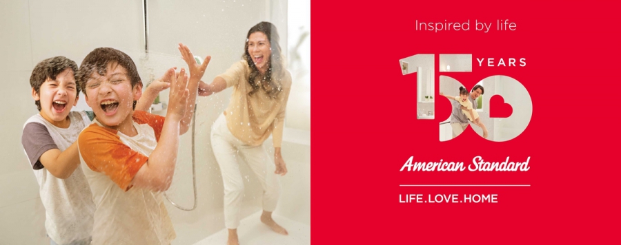 American Standard เฉลิมฉลอง 150 ปี แห่งความไว้วางใจและนวัตกรรม ด้วยแรงบันดาลใจจากทุกช่วงของชีวิต