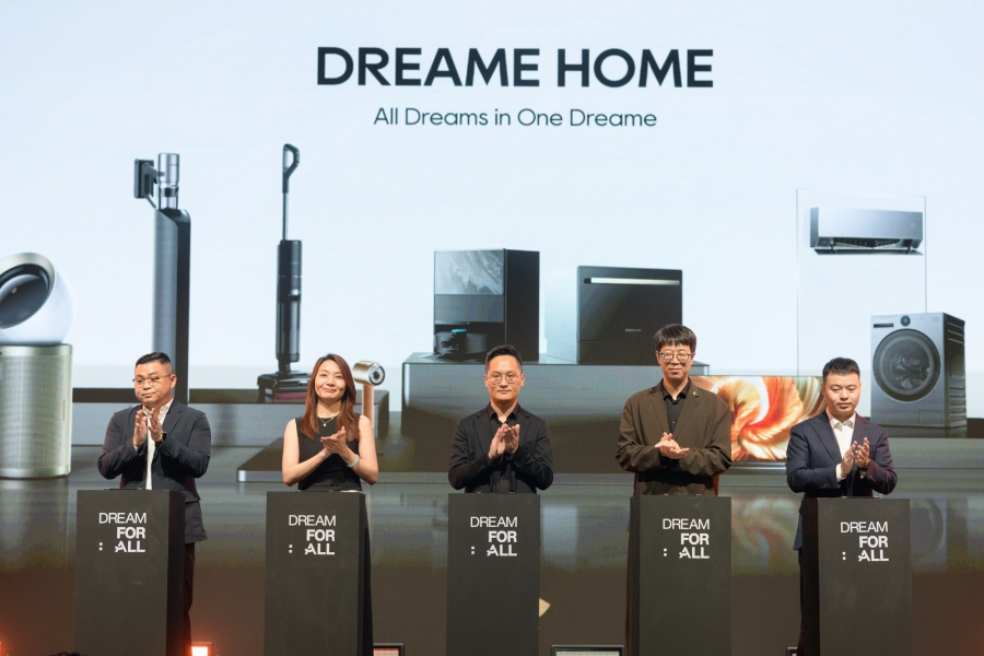 ดรีมมีจัดงาน “DREAME HOME: DREAM FOR ALL” บ้านในฝัน เริ่มต้นที่ดรีมมี เปิดตัวนวัตกรรมเครื่องใช้ไฟฟ้าอัจฉริยะภายในบ้าน พร้อมรุกตลาดไทยเต็มรูปแบบ