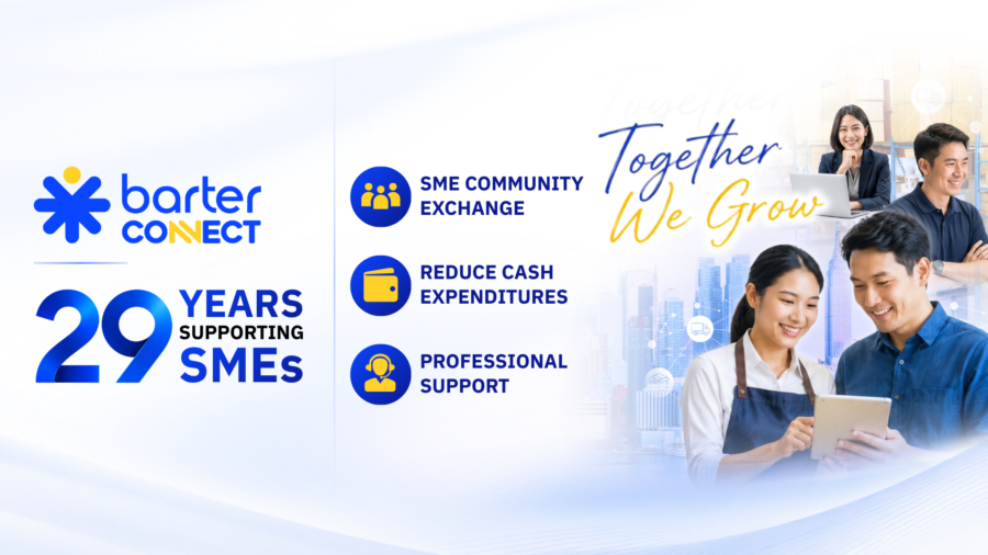 Barter Connect ฉลอง 29 ปี เปิด Brand New Concept “Together We Grow” สร้างระบบนิเวศธุรกิจ หนุน SME ไทยเติบโตไปด้วยกัน